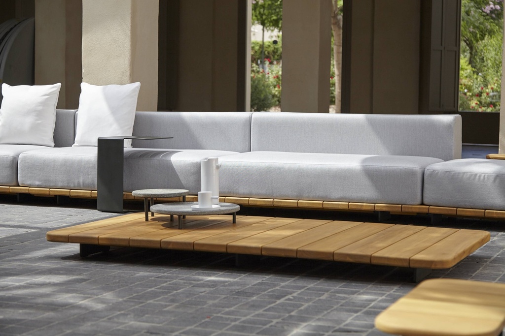 PAL MESA RECTANGULAR TAPA TECA 184X92 CM - IMAGEN 2