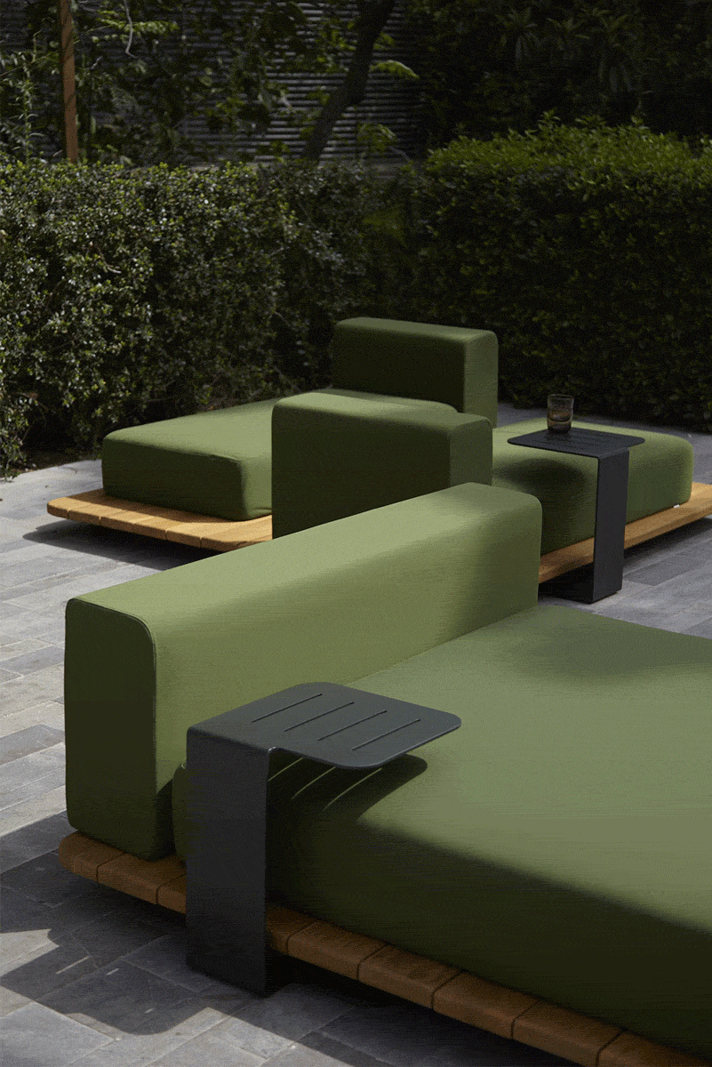PAL BASE 185x185 CM & ASIENTO TUMBONA & RESPALDO DOBLE - IMAGEN 1