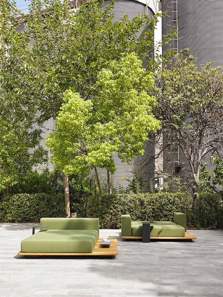 PAL BASE 185x185 CM & ASIENTO TUMBONA & RESPALDO DOBLE - IMAGEN 2