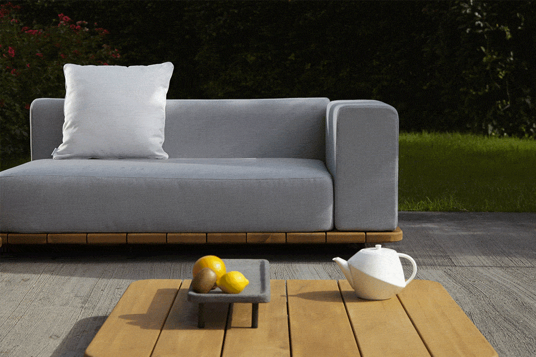 PAL BASE 184X92 CM & ASIENTO DOBLE & RESPALDO DOBLE & BRAZO IZQUIERDO - IMAGEN 2