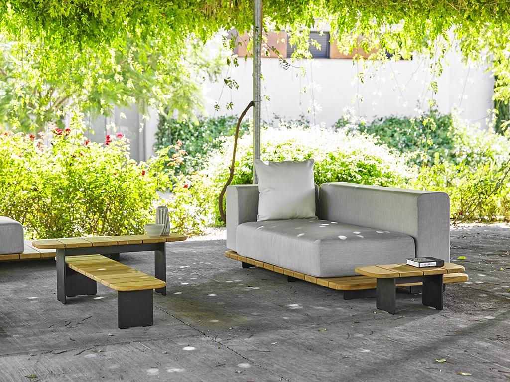 PAL BASE 184X92 CM & ASIENTO DOBLE & RESPALDO DOBLE & BRAZO DERECHO - IMAGEN 2