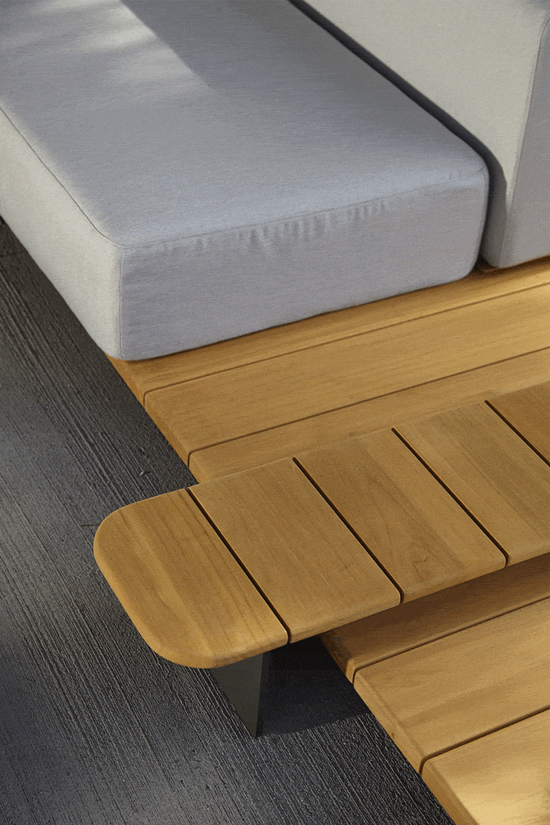PAL BASE 246x92 CM & ASIENTO DOBLE & RESPALDO DOBLE DERECHO - IMAGEN 3
