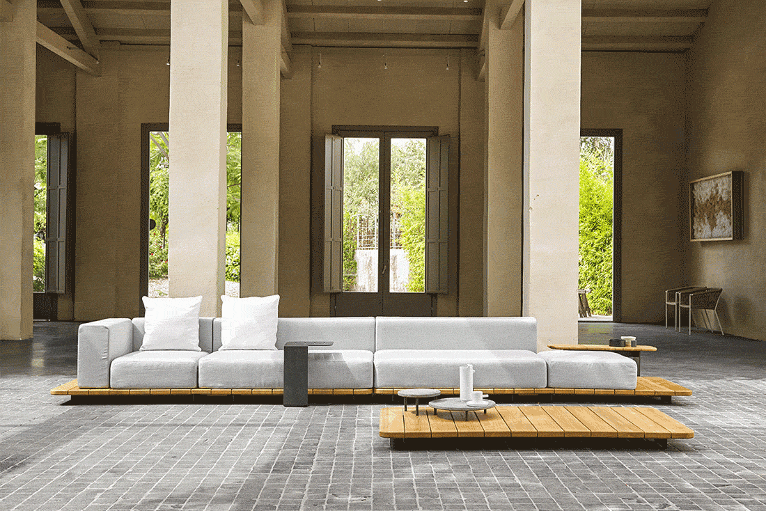PAL BASE 246X92 CM & ASIENTO & RESPALDO DOBLE & ASIENTO & RESPALDO SINGLE & BRAZO DERECHO DESPLAZADO IZQUIERDO - IMAGEN 4