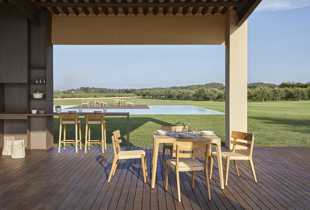 PARALEL MESA COMEDOR CUADRADA 100X100 CM - IMAGEN 1