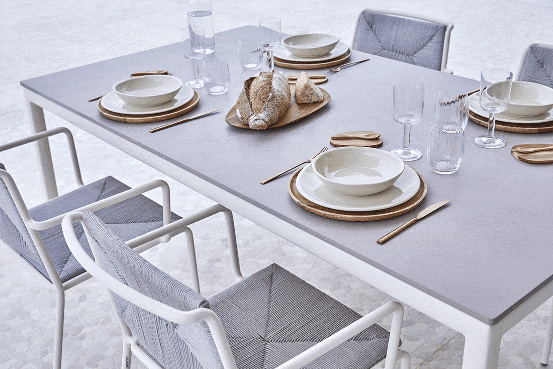 SUMMER MESA COMEDOR RECTANGUAR 180X100 CM - IMAGEN 1