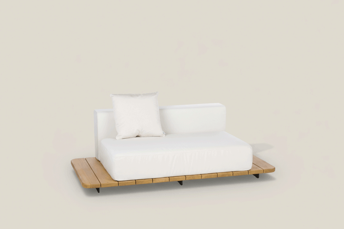 PAL BASE 184X92 CM & ASIENTO DOBLE & RESPALDO DOBLE CENTRO