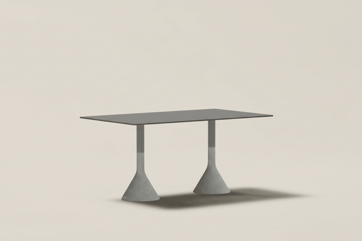 NECK DOBLE PIE MESA COMEDOR