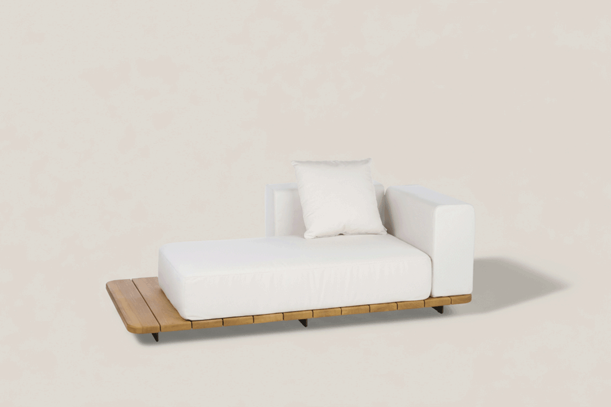 PAL BASE 184X92 CM & ASIENTO DOBLE &  RESPALDO SINGLE &  BRAZO IZQUIERDO