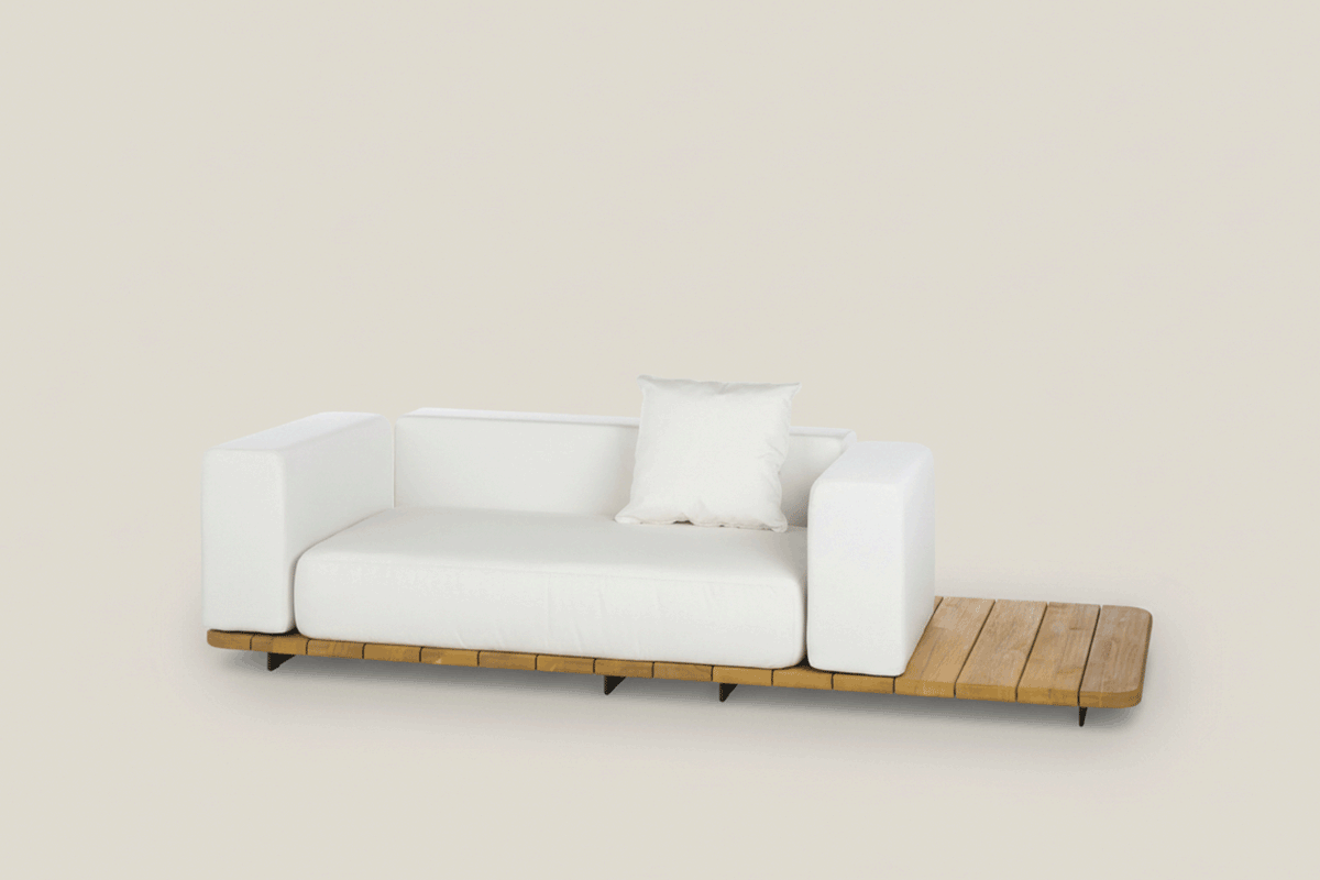 PAL BASE 246X92 CM & SOFÁ 2 COMPLETO DERECHA