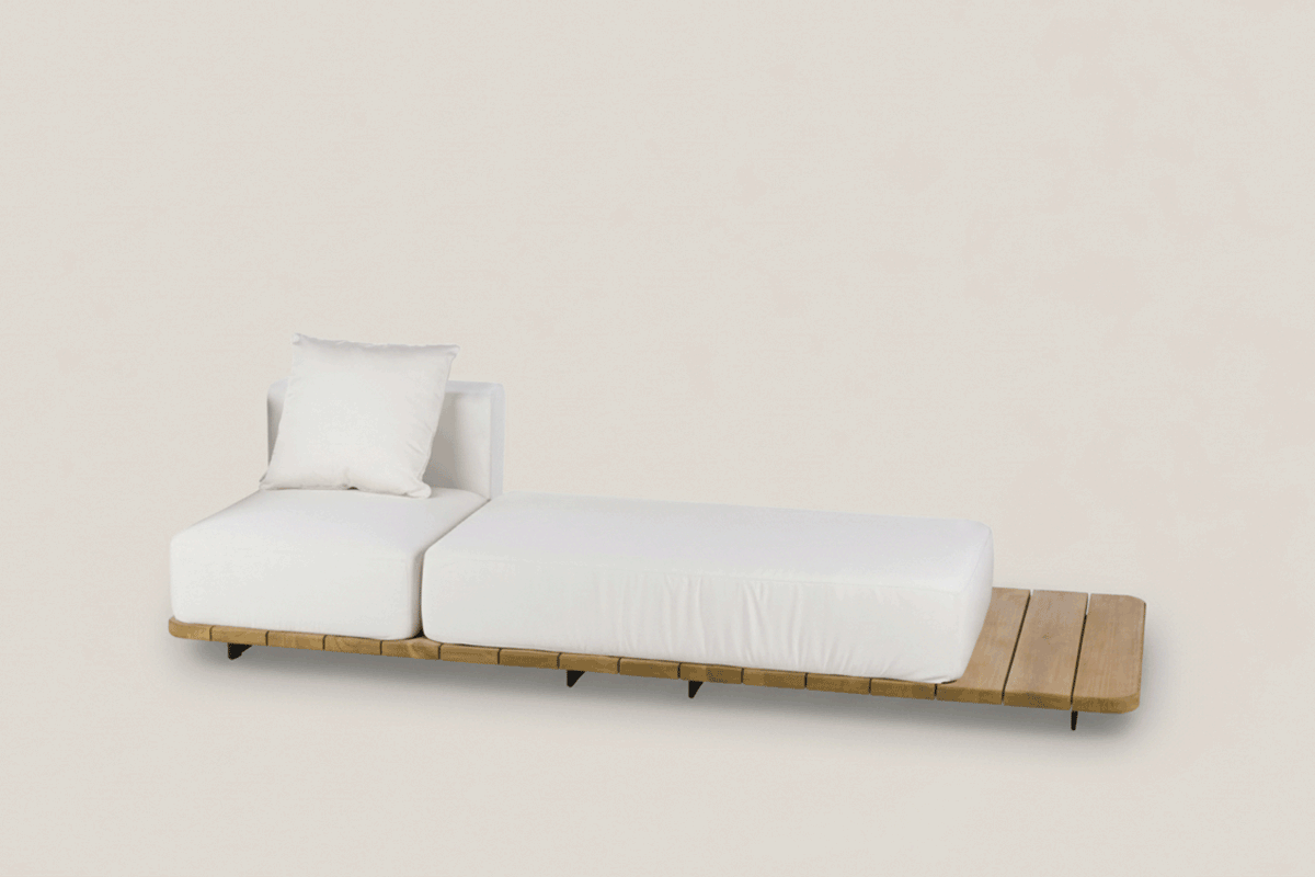 PAL BASE 246X92 CM &  ASIENTO & RESPALDO SINGLE DERECHA & ASIENTO DOBLE