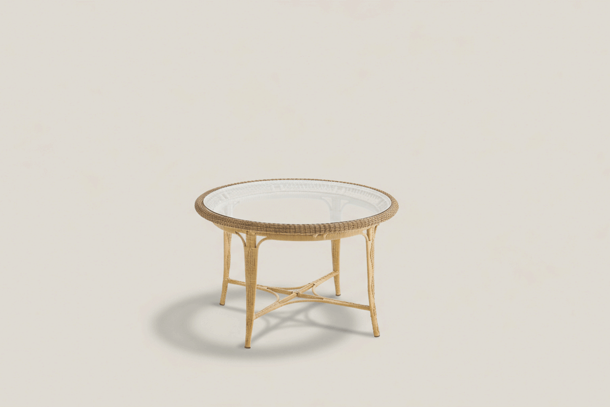 ALGA MESA COMEDOR 120Ø  C/03 TOSTADO