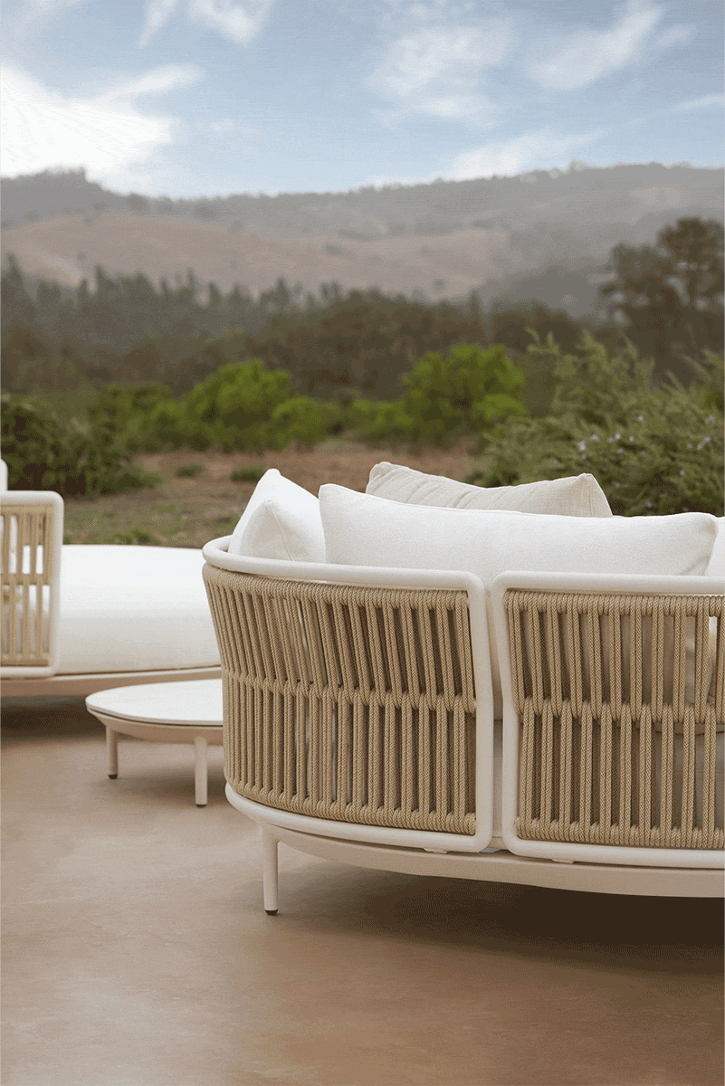 AMBA WOVEN SOFÁ MÓDULO ABIERTO - IMAGEN 1